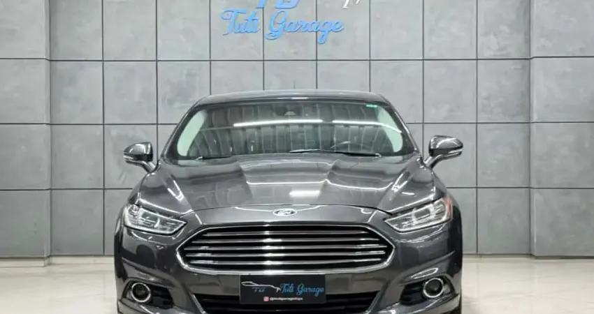 Ford Fusion Titanium 2.0 GTDI Eco. Fwd Aut.  - Cinza - 2015/2016