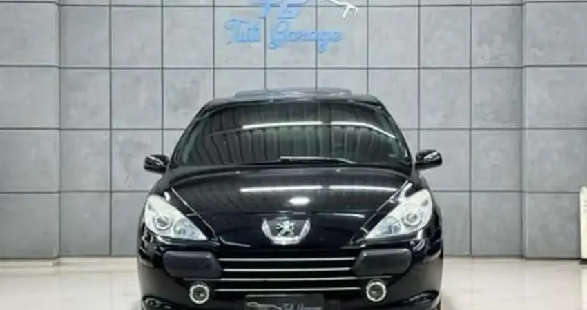 Peugeot 307 Sed. Presence 1.6 Flex 16V 4p  - Preta - 2008/2009