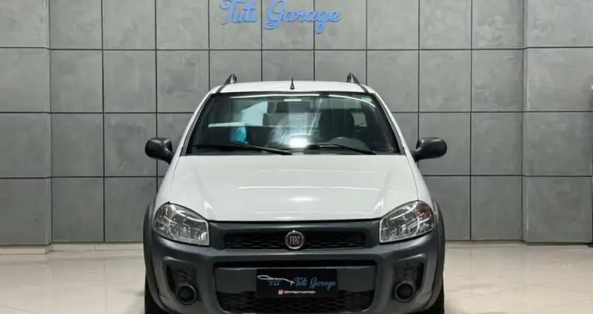 Fiat Strada Working HARD 1.4 Fire Flex 8V CS  - Branca - 2018/2018