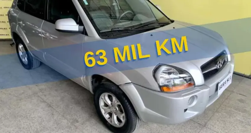TUCSON GLS 2.0 16V AT. 15/16 PRATA APENAS 63 MIL KM