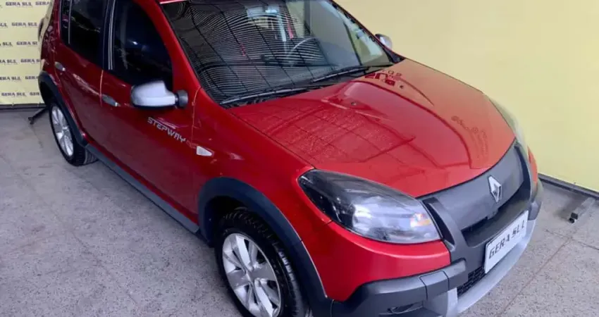 SANDERO STEPWAY 1.6 16V FLEX 11/12 VERMELHO
