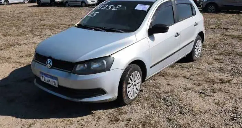 VOLKSWAGEN NOVO GOL 1.0 CITY SAO PAULO-SP Ano/Mod: 2013/2013 Cor: Prata