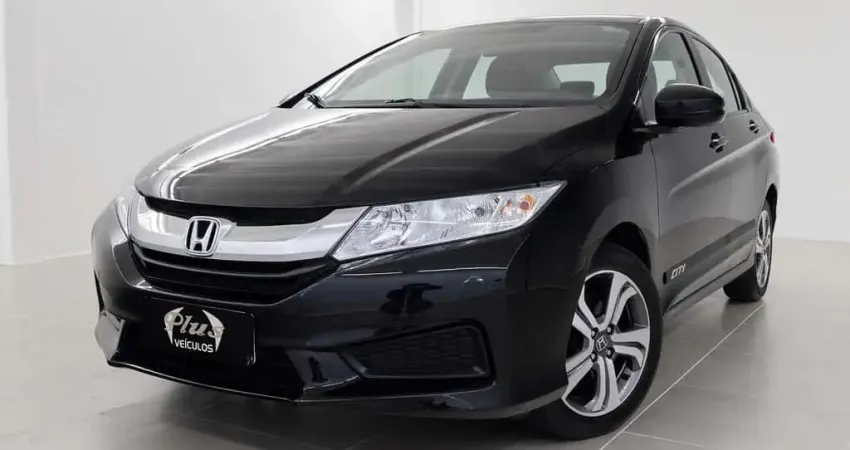 Honda City 1.5 LX CVT - Preta - 2014/2015
