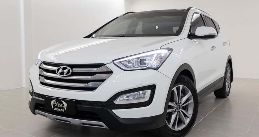 Hyundai Santa SANTA FE GLS 3.3 V6 7LUG - Branca - 2014/2015