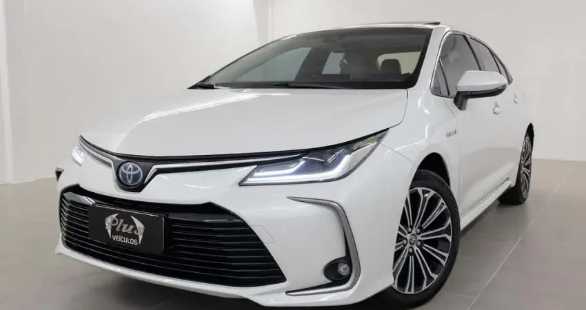 Toyota Corolla 1.8 HYBRID ALTIS PREMIUM - Branca - 2021/2021