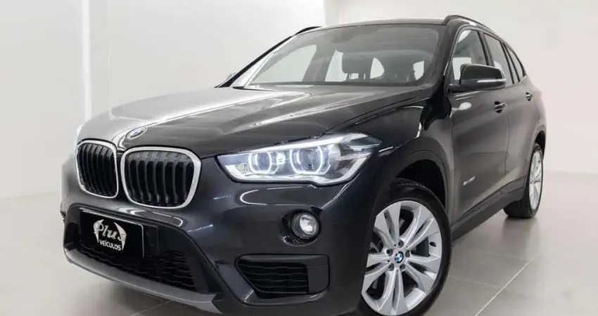 BMW X1 2.0 TURBO SDRIVE20I - Preta - 2017/2018