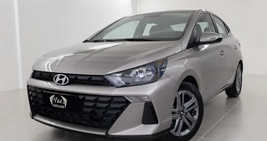 Hyundai HB20S 1.0 TURBO COMFORT AUT.  - Prata - 2023/2024