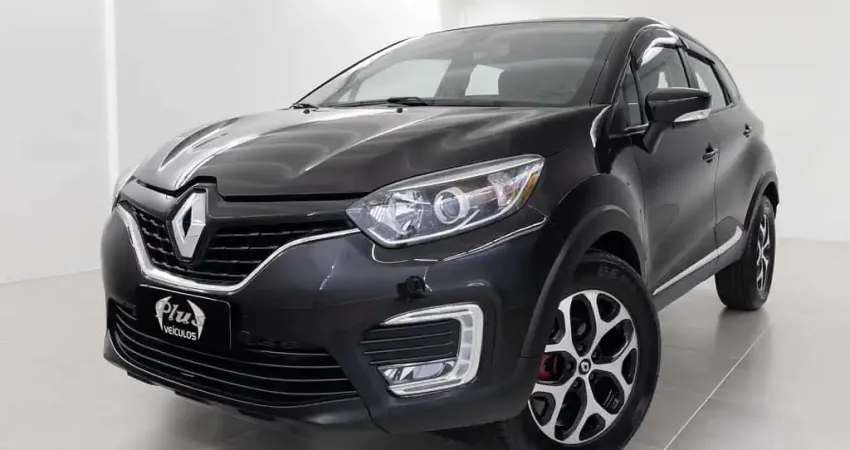 Renault Captur 1.6 INTENSE CVT - Preta - 2017/2018