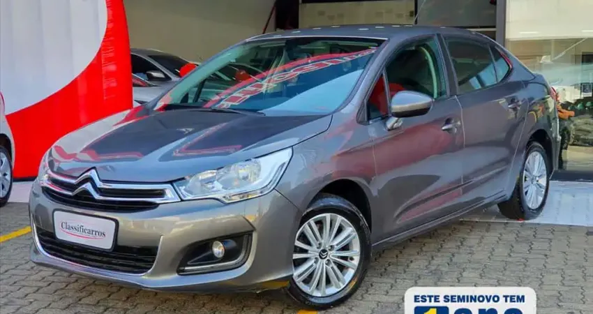 CITROËN C4 LOUNGE 1.6 ORIGINE 16V TURBO FLEX 4P AUTOMÁTICO