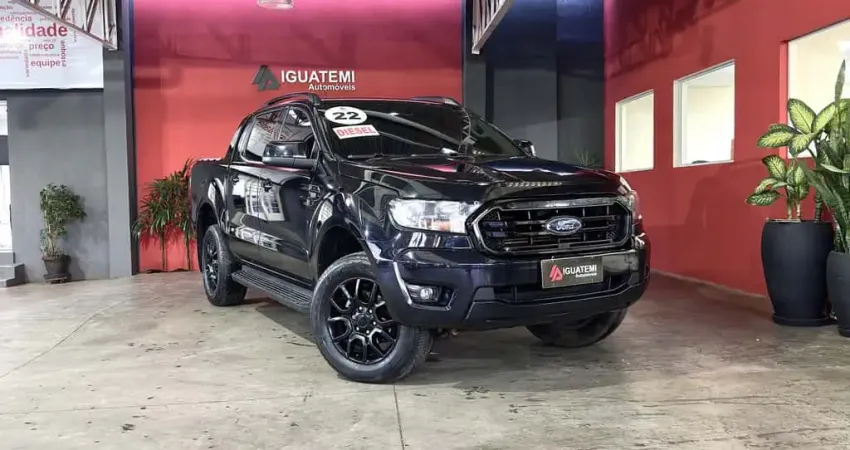 Ford Ranger 2022 2.2 black 4x2 cd 16v diesel 4p automático