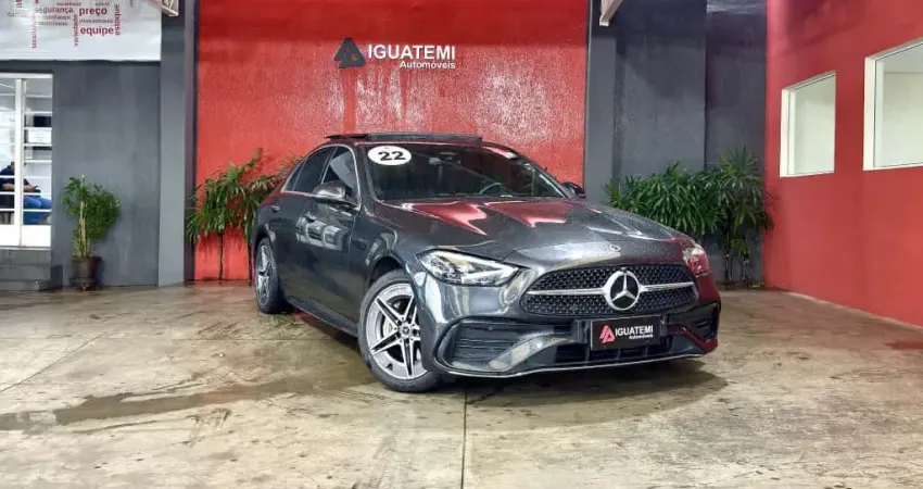Mercedes-benz C 200 2022 1.5 eq boost híbrido amg line 9g-tronic