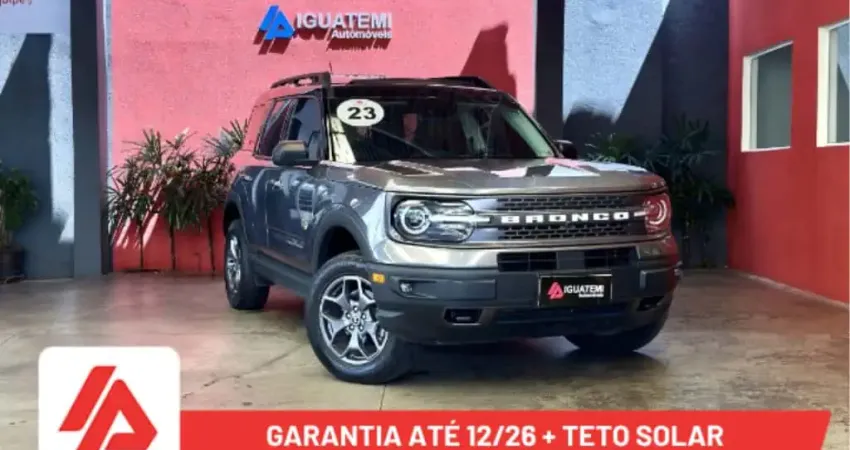 Ford Bronco sport 2023 2.0 ecoboost gasolina wildtrak 4x4 selectshift