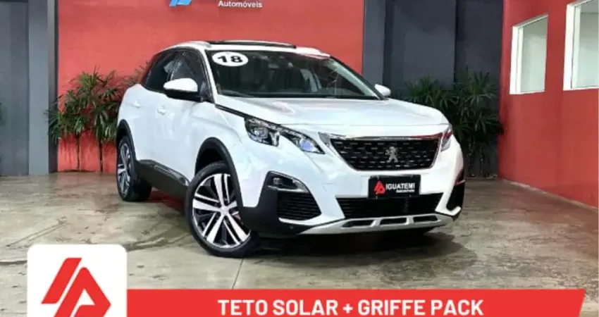 Peugeot 3008 2018 1.6 griffe thp 16v gasolina 4p automático