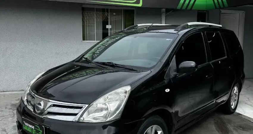 GRAND LIVINA SL AUTOMATICA 7 LUGARES COM BANCOS EM COURO RODAS DE LIGA LEVE TODA REVISADA COM MANUAL
