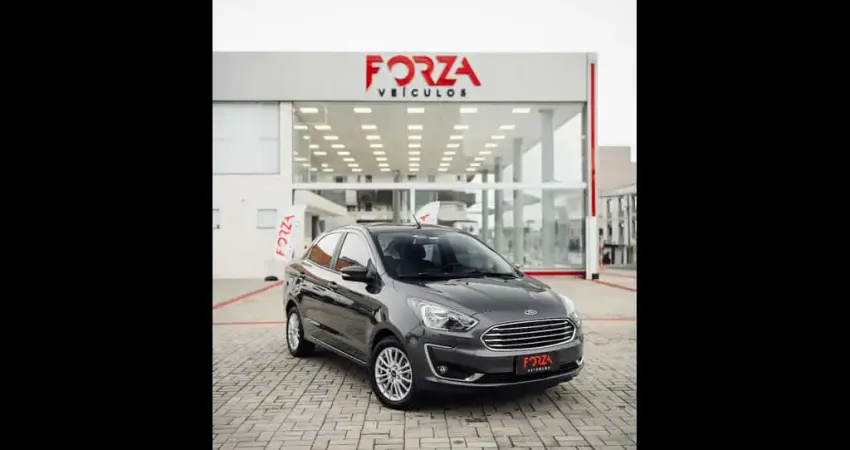 Ford KA 1.5 Sedan TITANIUM 12V Flex 4p Aut.  - Cinza - 2020/2021