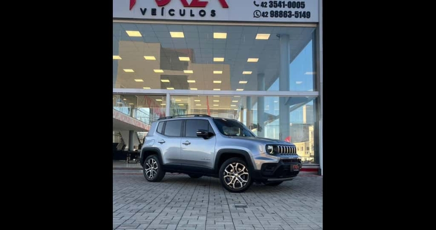 Jeep Renegade Long. T270 1.3 TB 4x2 Flex Aut.  - Prata - 2022/2023