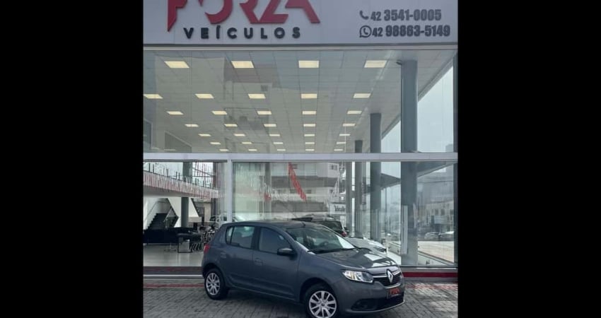 Renault Sandero Expression Hi-Power 1.0 16V 5p  - Cinza - 2016/2016