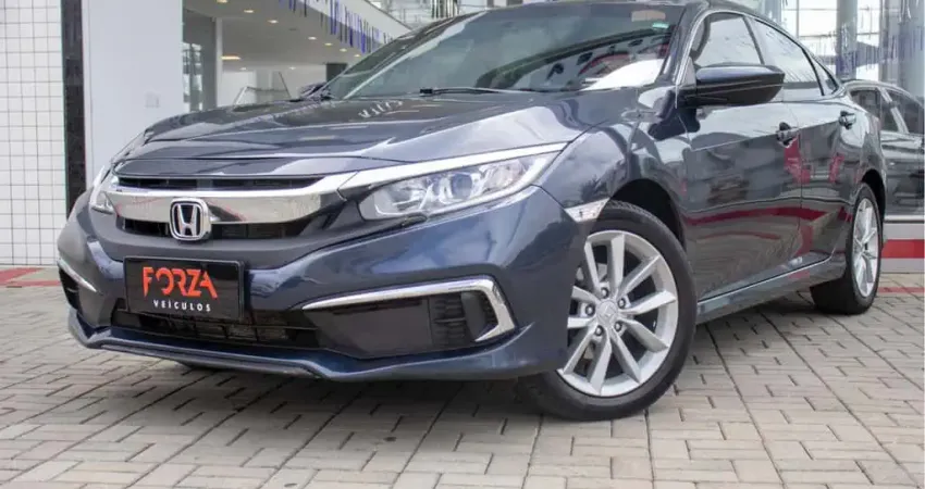 Honda Civic Sedan LX 2.0 Flex 16V Aut. 4p  - Azul - 2021/2021