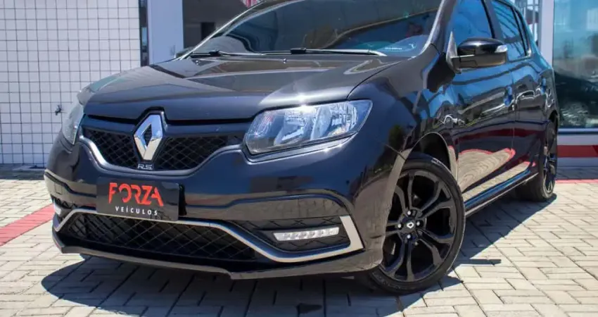 Renault Sandero Sport RS 2.0 - Preta - 2015/2016