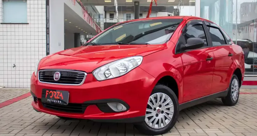 Fiat Grand Siena ATTRACTIVE 1.0 Flex 8V 4p  - Vermelha - 2018/2018