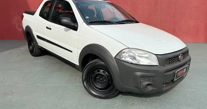 Fiat Strada cabine dupla 1.4 com ar e direção apenas 69 mil km