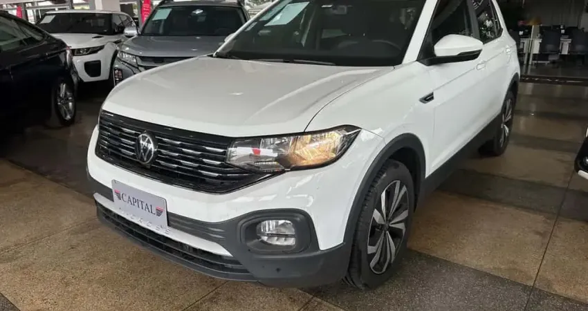 Volkswagen T-Cross 1.0 200 TSI TOTAL FLEX COMFORTLINE AUTOMÁTICO - Branca - 2023/2024