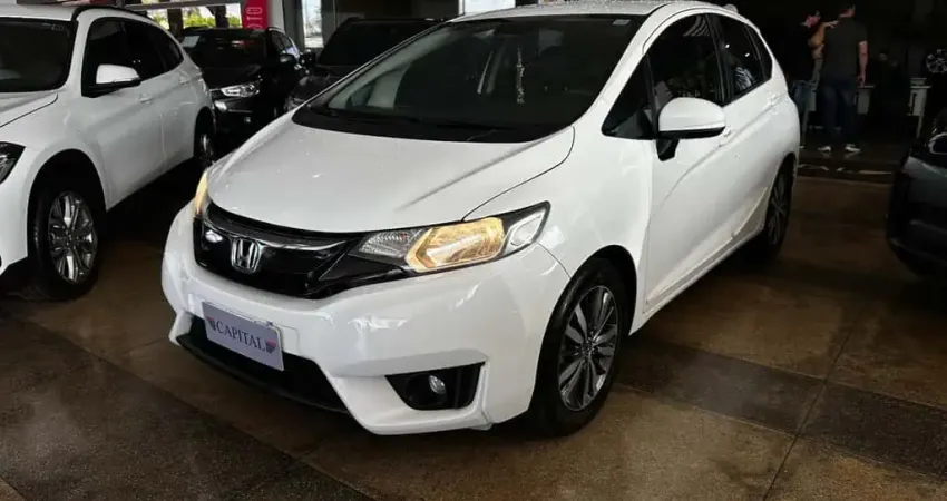 Honda Fit 1.5 EX 16V FLEX 4P AUTOMÁTICO - Branca - 2014/2015