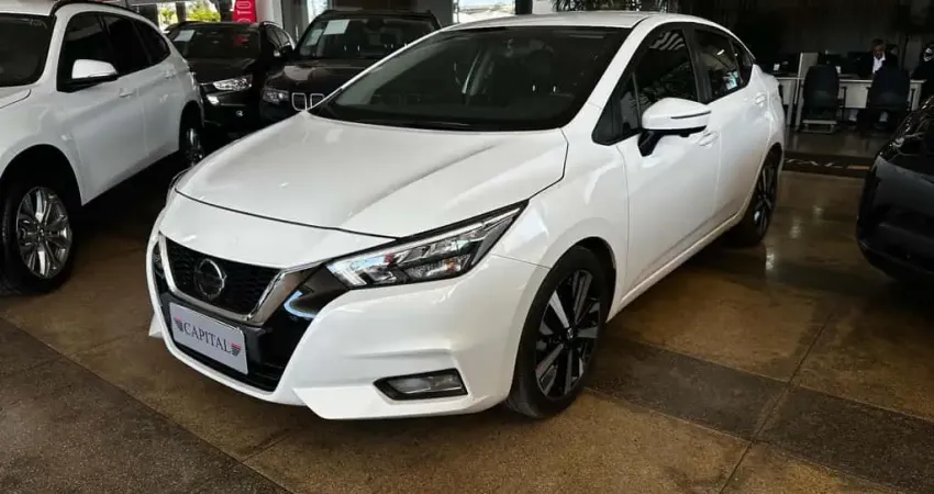 Nissan Versa 1.6 16V FLEX EXCLUSIVE XTRONIC - Branca - 2022/2023