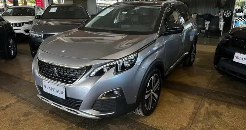 Peugeot 3008 1.6 GRIFFE PACK THP 16V GASOLINA 4P AUTOMÁTICO - Prata - 2018/2019