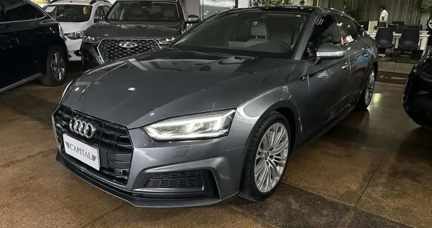 Audi A5 2.0 TFSI GASOLINA SPORTBACK PERFORMANCE BLACK S TRONIC - Cinza - 2019/2019