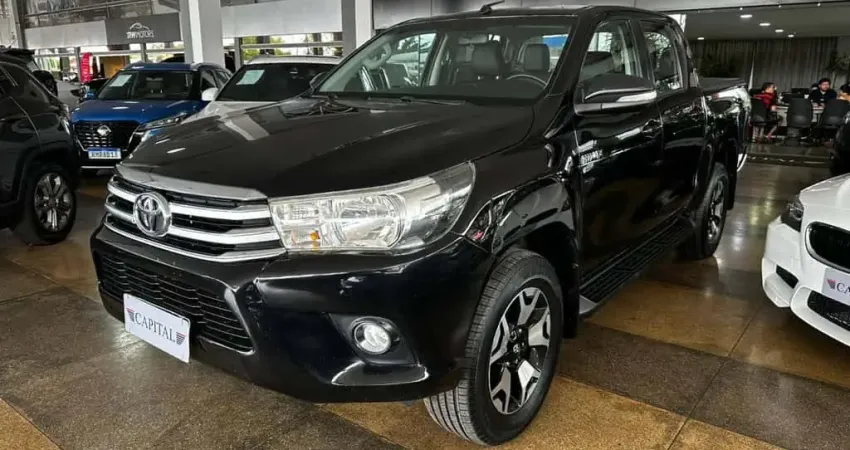 Toyota Hilux 2.7 SR 4X2 CD 16V FLEX 4P AUTOMÁTICO - Preta - 2017/2017