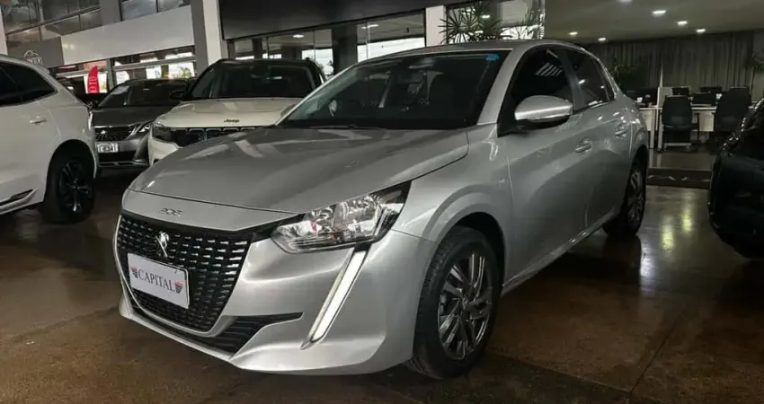 Peugeot 208 1.6 16V FLEX ACTIVE AT6 - Prata - 2021/2022