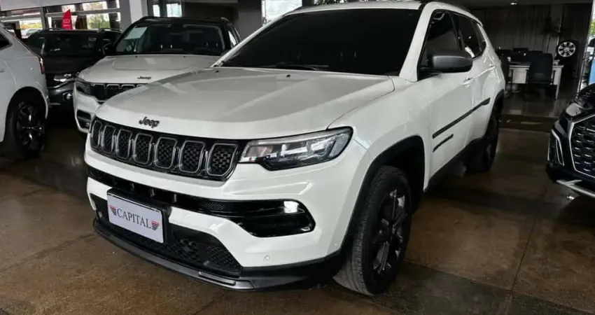 Jeep Compass 1.3 T270 TURBO FLEX LONGITUDE AT6 - Branca - 2021/2022