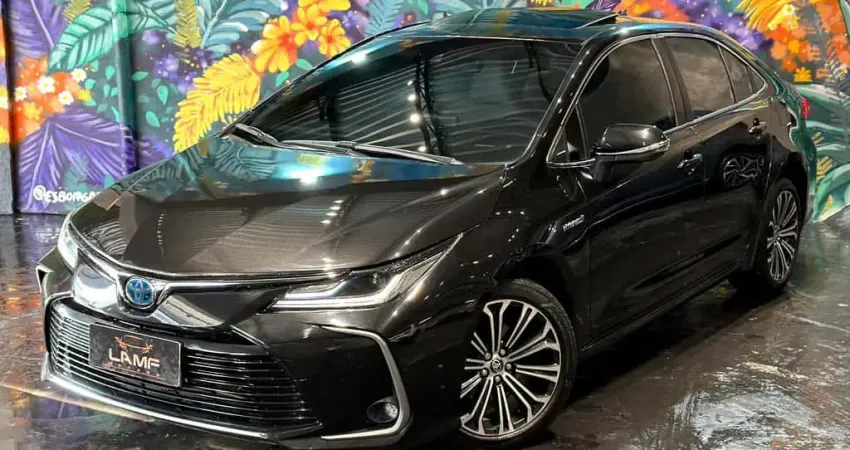Toyota Corolla APREMIUMH - Preta - 2021/2022