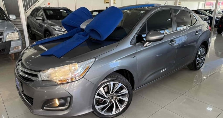 Citroen C4 lounge 2016 1.6 exclusive 16v turbo flex 4p automático