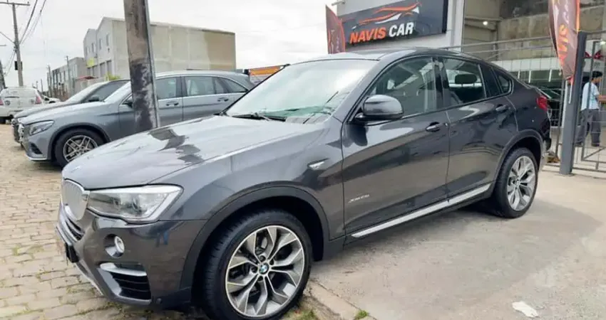 BMW X4 XDRIVE 28i X-Line 2.0 Turbo 245cv Aut - Cinza - 2015/2016