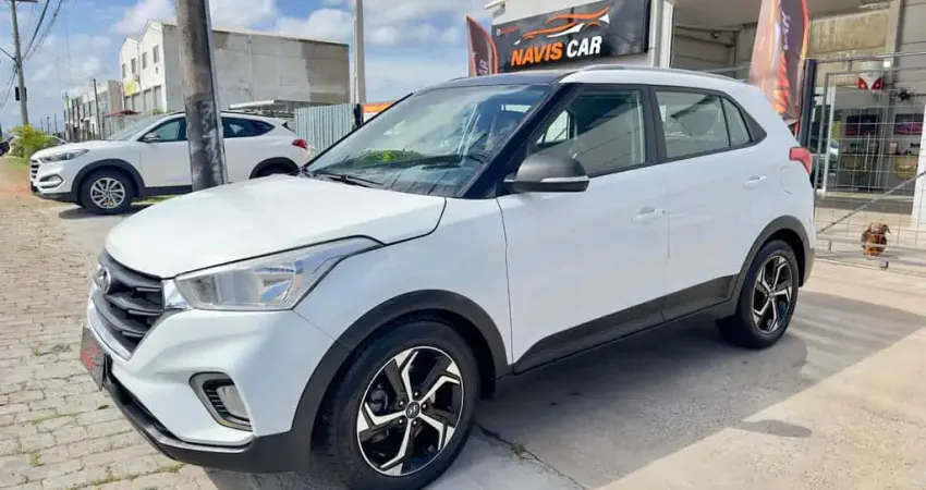 Hyundai Creta Smart Plus 1.6 16V Flex Aut.  - Branca - 2020/2021