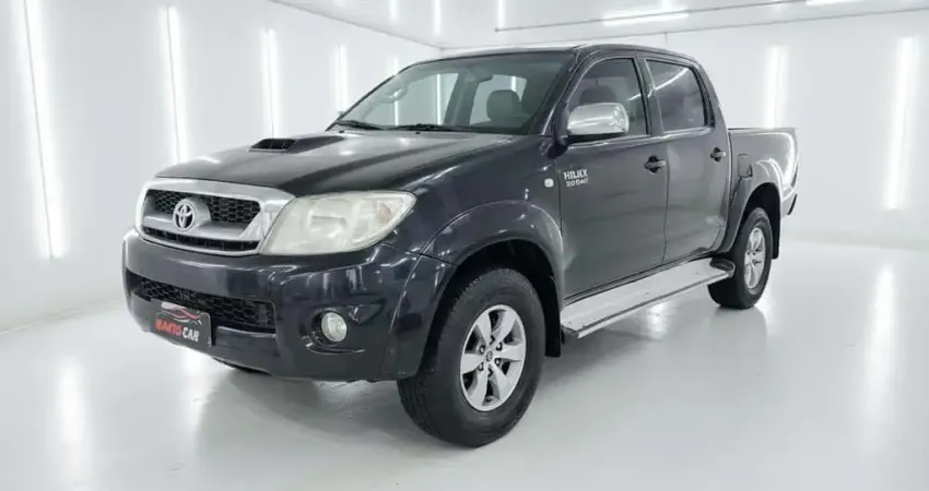 Toyota Hilux CD SRV D4-D 4x4 3.0  TDI Dies  - Preta - 2009/2009