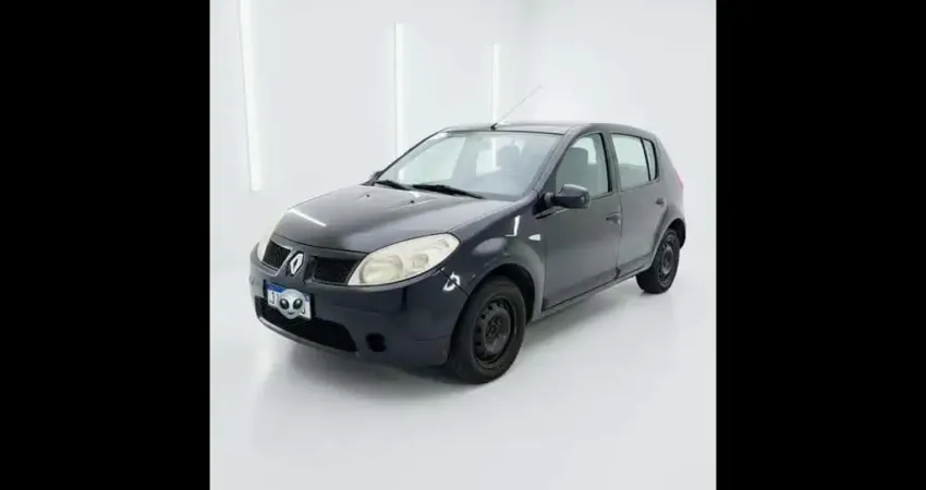 Renault Sandero Expression Hi-Flex 1.6 8V 5p  - Preta - 2010/2011