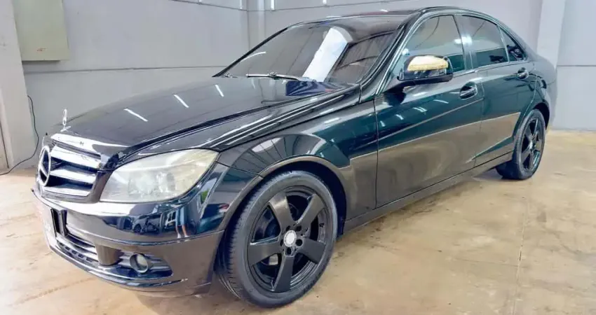 Mercedes-Benz C-200 Kompressor Avant.1.8 16V Aut  - Preta - 2008/2008