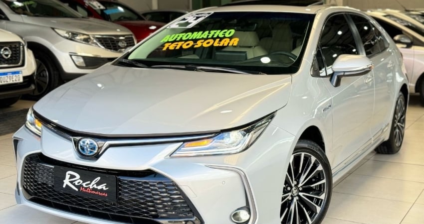 Corolla Altis Premium Híbrido 1.8 automático com garantia de fábrica 