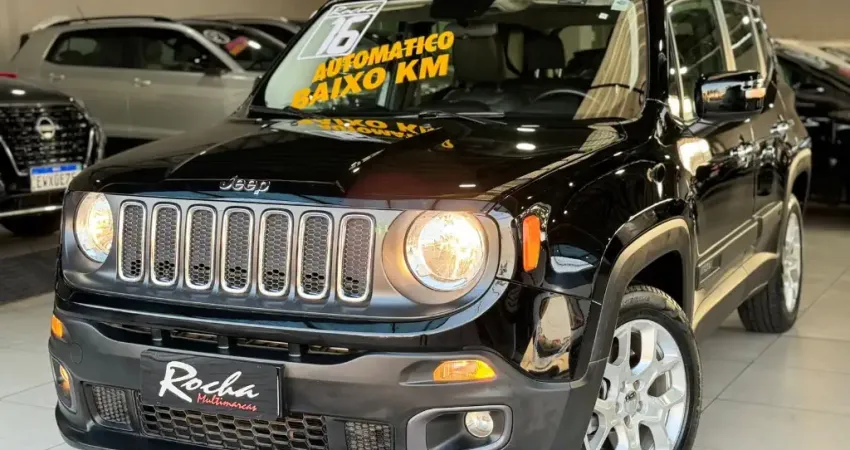 Jeep Renegade Longitude 1.8 Automático completo com baixíssima quilometragem 