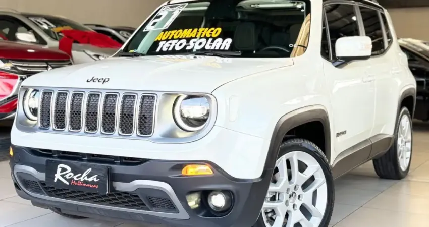 Jeep Renegade Limited 1.8 automática com baixo km e teto solar panorâmico 