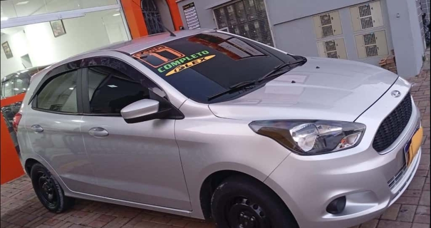 Ford KA 1.0 SE/SE Plus TiVCT Flex 5p  - Prata - 2016/2017