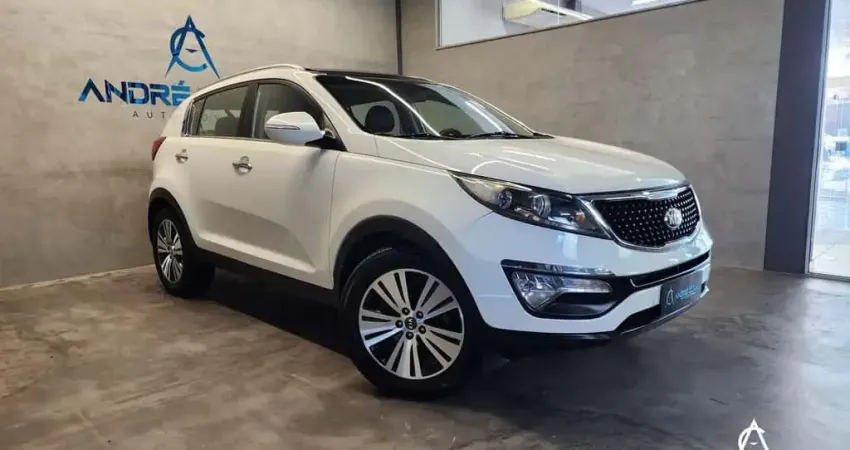 Kia Sportage EX 2.0 16V Flex Aut.  - Branca - 2014/2015