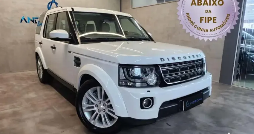 Land Rover Discovery SE 3.0 4x4 TDV6/SDV6 Die.Aut.  - Branca - 2014/2015