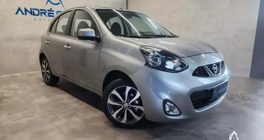 Nissan March SL 1.6 16V Flex Fuel 5p  - Cinza - 2015/2016