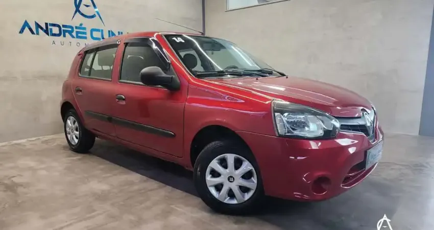 Renault Clio Expression 1.0 Hi-Power 16V 5p  - Vermelha - 2013/2014