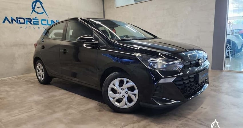 Hyundai HB20 Comfort 1.0 Flex 12V Mec.  - Preta - 2022/2023