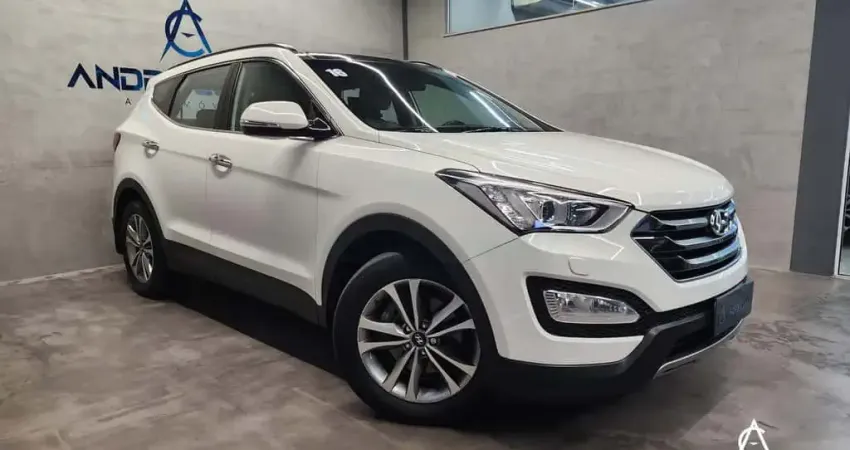 Hyundai Santa Fé GLS 3.3 V6 4X4 Tiptronic  - Branca - 2015/2016